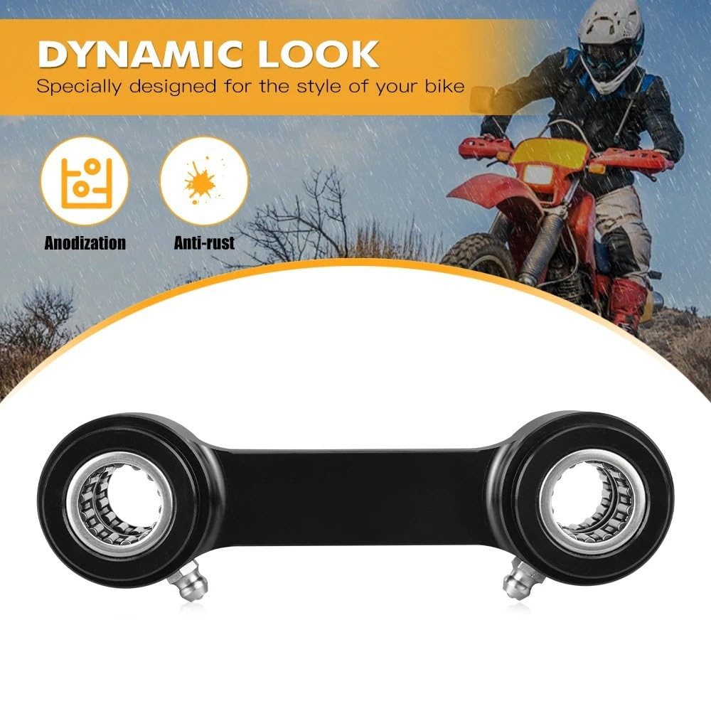 Do XR650L 1993-2025 XR600R 1985-2025 XR 650L 600R Zestaw łączników obniżających Łączniki zawieszenia | Zestaw łączników obniżających motocykla 1,18 cala/30 mm(Black)