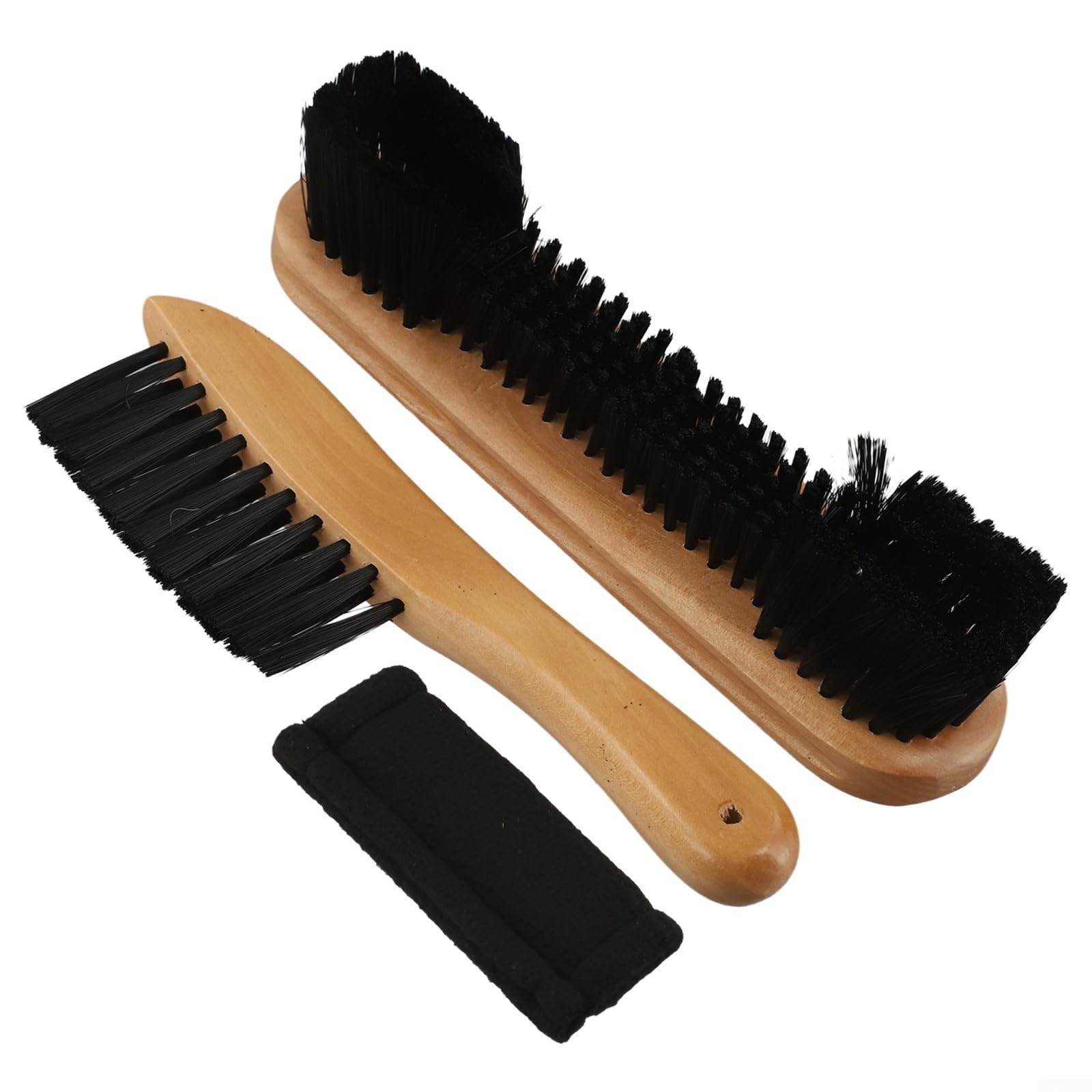 Caswynlife Billiard Table Cleaning Set, With Wood H, &le Brush, & Microfiber Cloth, For Pool Table Maintenance, & Felt Care Accessories(9inch)
