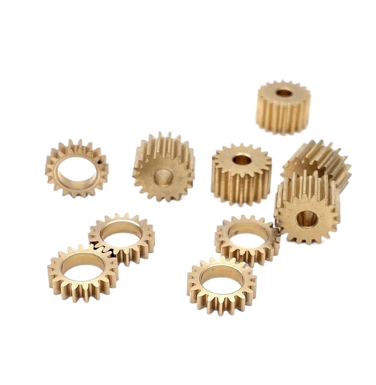 Bevel Gear Pinion Hardware Mechanical 5pcs 0.5M 16T 17T 18T 19T Copper Gear 2.98MM 1.48//2.98/3.16/5.98MM Hole Model Gear 16/17/18/19/20 Teeth Parts(17T-9.5mm-2.02MM-T5)