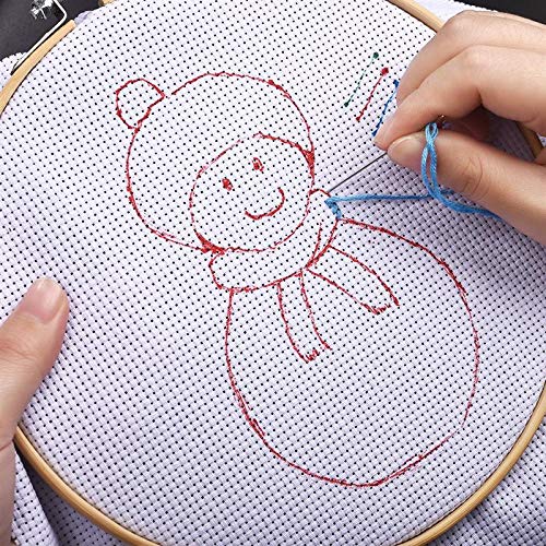 24/36/50/100 Sztuk Wielokolorowe Nici Do Haftu Ścieg Krzyżykowy Bawełniane Motki Szycia Motek Zestaw DIY Narzędzie(100 colors)