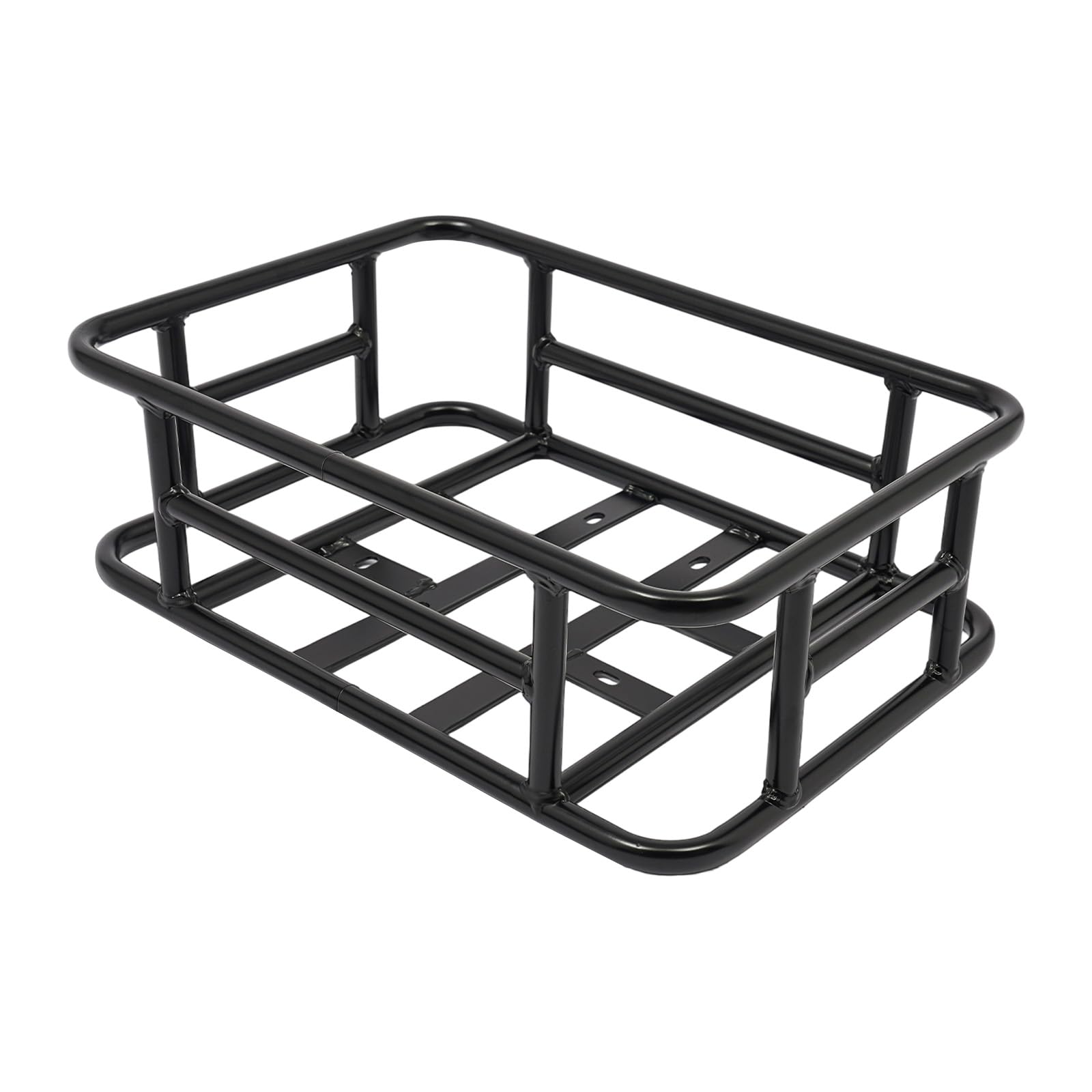 Kosz rowerowy z tyłu, 45 x 32 x 15 cm, zdejmowany kosz rowerowy z siatką, do 70 kg, kosz na bagażnik na rowery elektryczne, rower męski, damski rower, czarny
