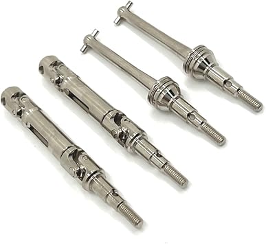 RC Front Rear Drive Shaft for MJX Hyper Go 1/14 14209 14210 RC Front Rear Metal CVD Drive Shaft Upgrade Accessories Parts Silver