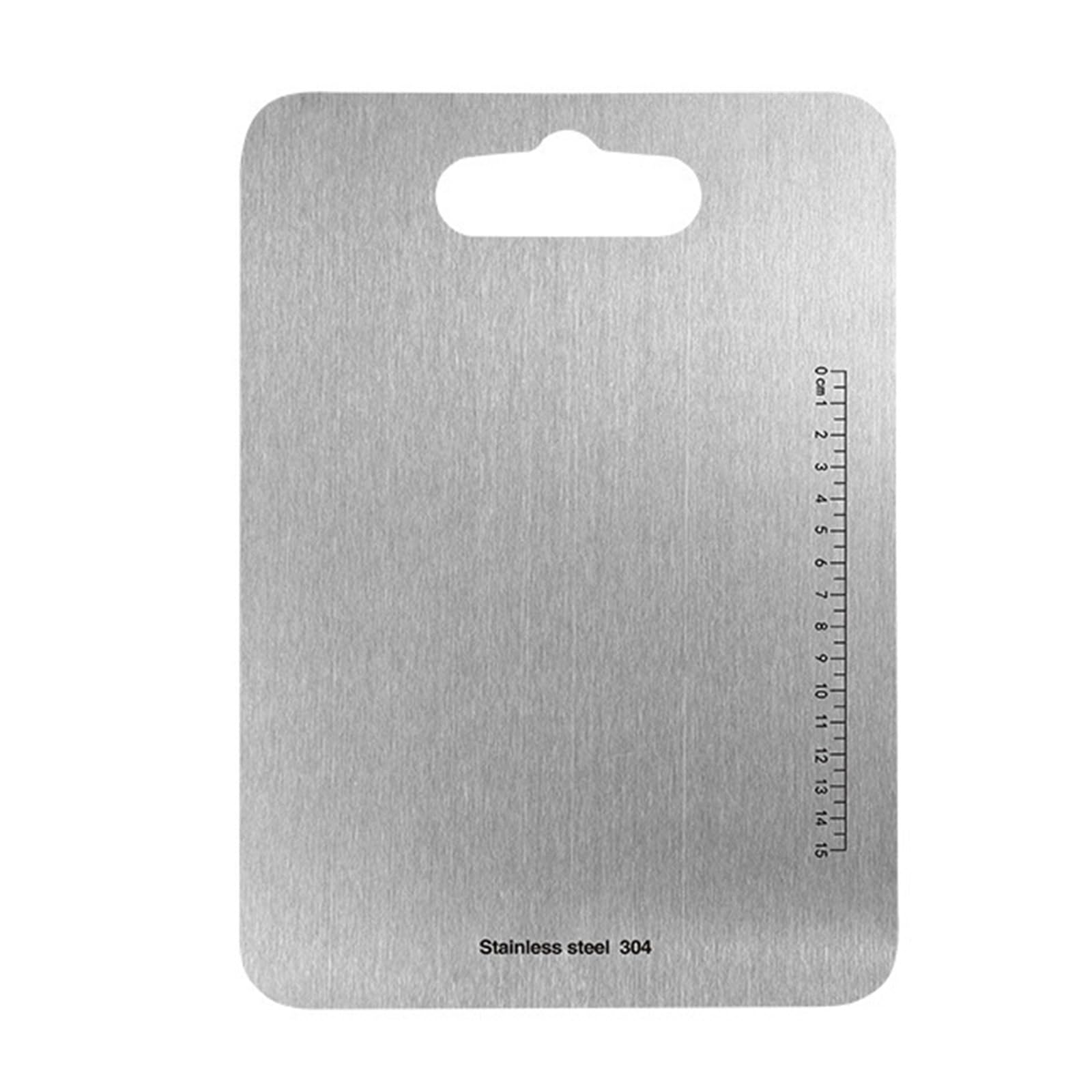 Placas de picar de acero inoxidable resistentes multiusos para cocineros domésticos y profesionales de la cocina