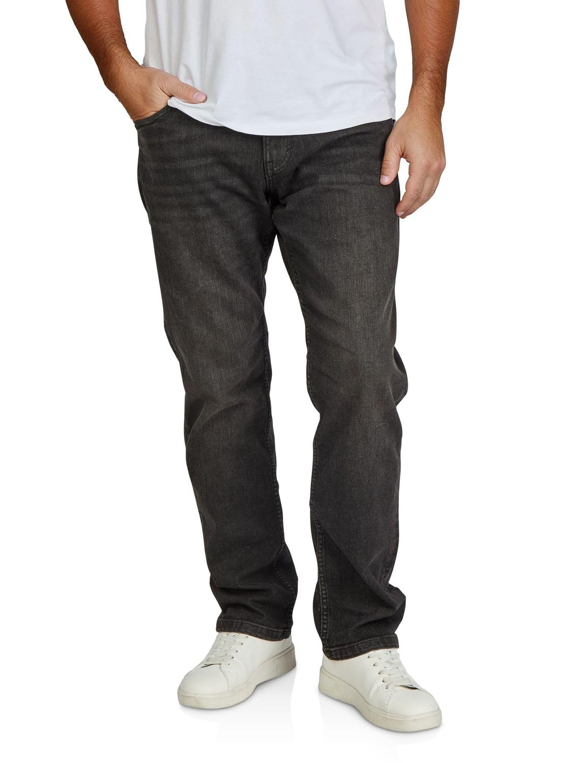 TOM TAILOR Jeans Herren Stretch Straight Fit Marvin Jeanshose Hose Denim Blau Schwarz 30 31 32 33 34 36 38 40 42