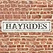 Hay Rides Street Sign, Hay Rides Personalized Party Decoration, Hay Rides Outdoor Sign 4