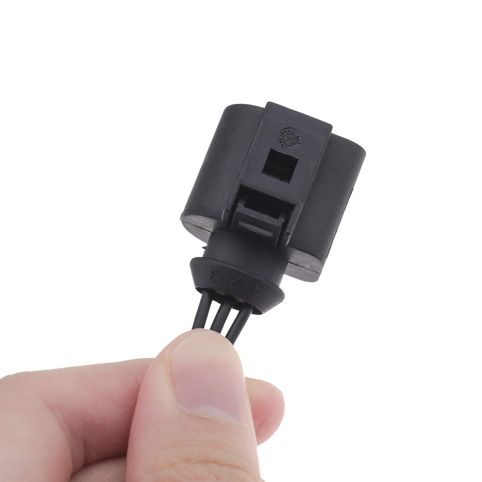 EMSea Connettore a 3 poli prima cablato spina Pigtail spina e kit connettori termoretraibili compatibile con 1J0973703-3Pin (femmina)