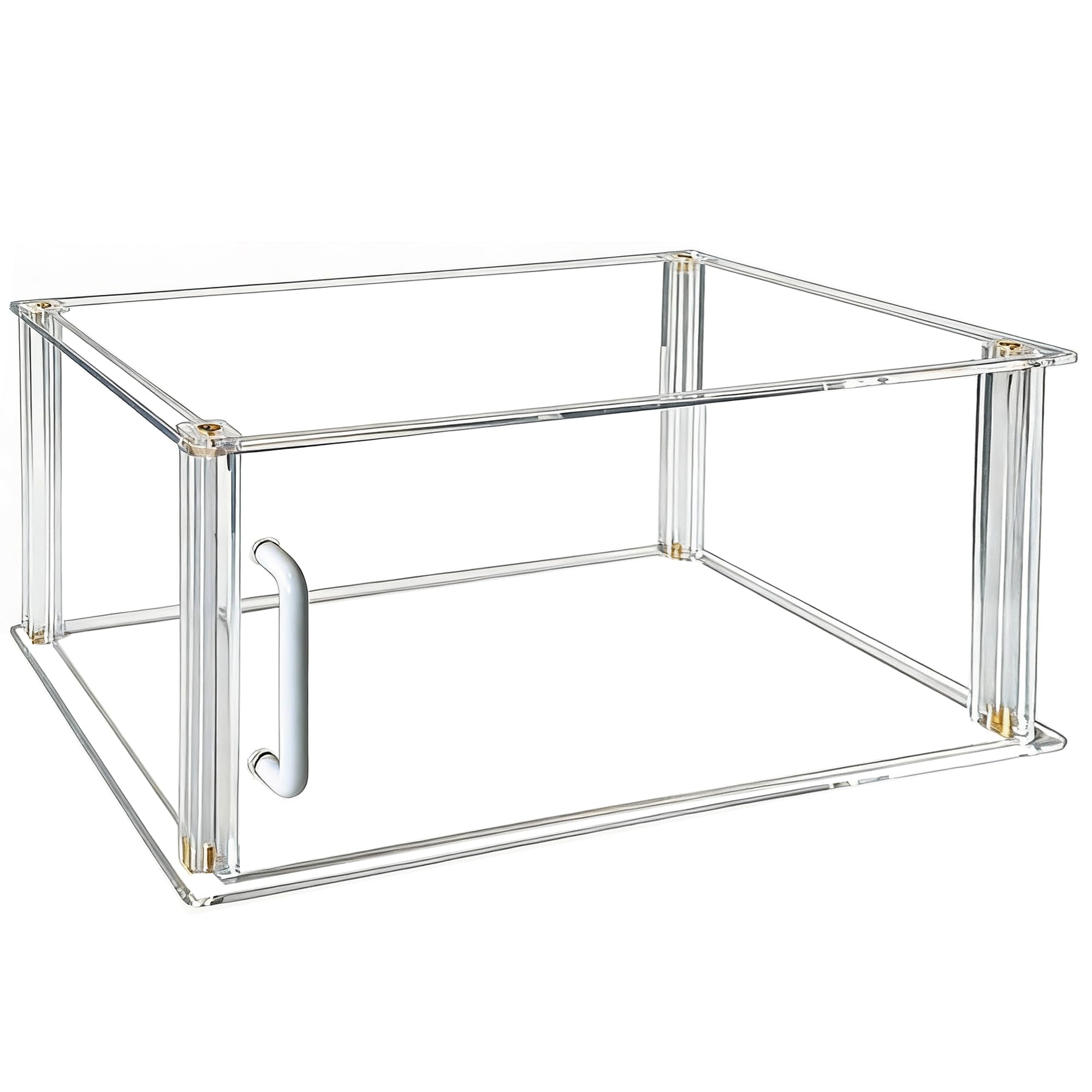 Akrylowa witryna do wypieków, owoców, kolekcji zabawek, na ladę, 40 x 24 x 20 cm, duży organizer do przechowywania chlebaków do kuchni