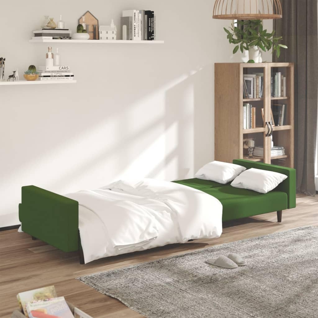 ZEYUAN Sofá Cama de 2 plazas Terciopelo Verde Oscuro, Sofas De Salon, Sofa Relax - 375939
