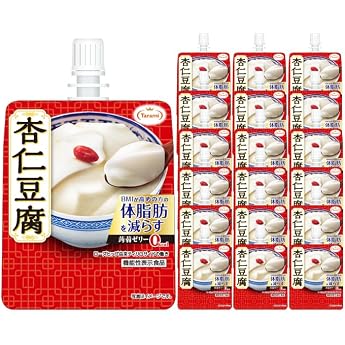 Tarami Body Fat Reducing Konjac Jelly 0kcal Almond Tofu 30-piece Set