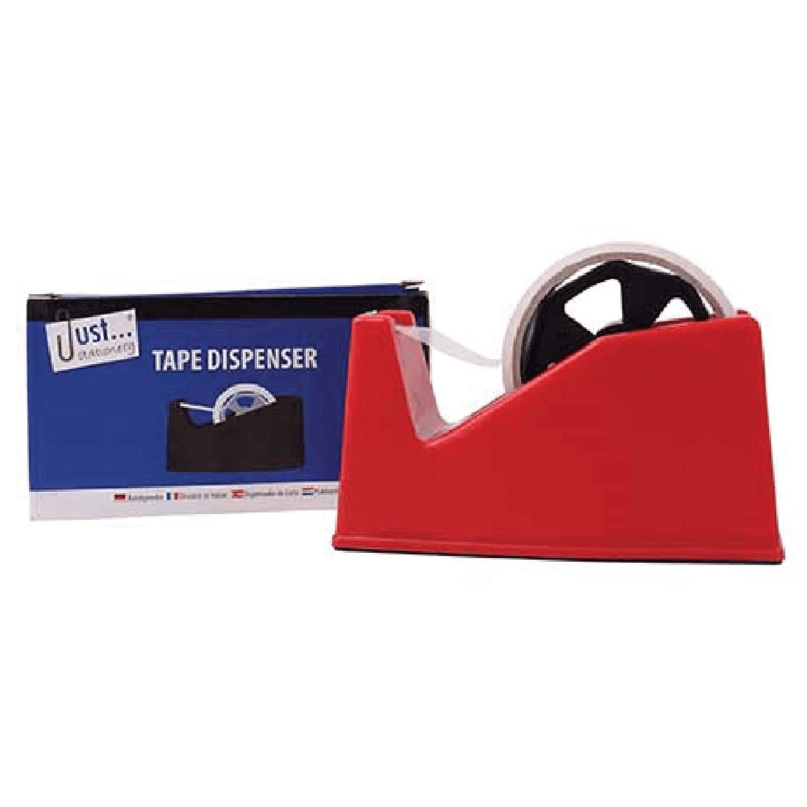 Just Stationery Assorted Colours Desktop Tape Dispenser