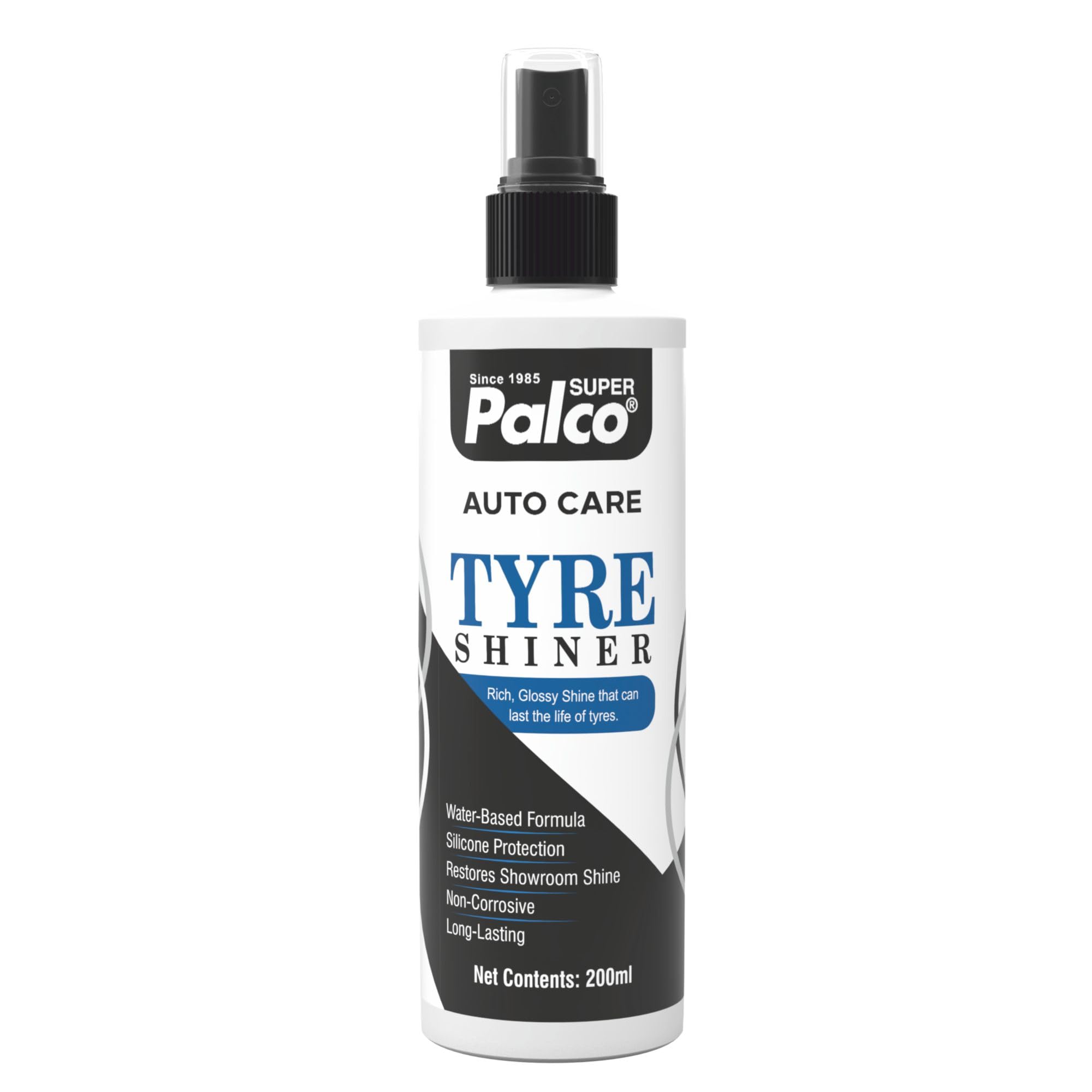 PALCO TYRE SHINER 200ml Pack of 1 | Silicon Emulsion Based, Protect, Restore, Maintain Shining of Rubber, Long Lasting Durability, Prevents Crack Premature Ageing, Dullness, Non Greasy Shiner-image-21
