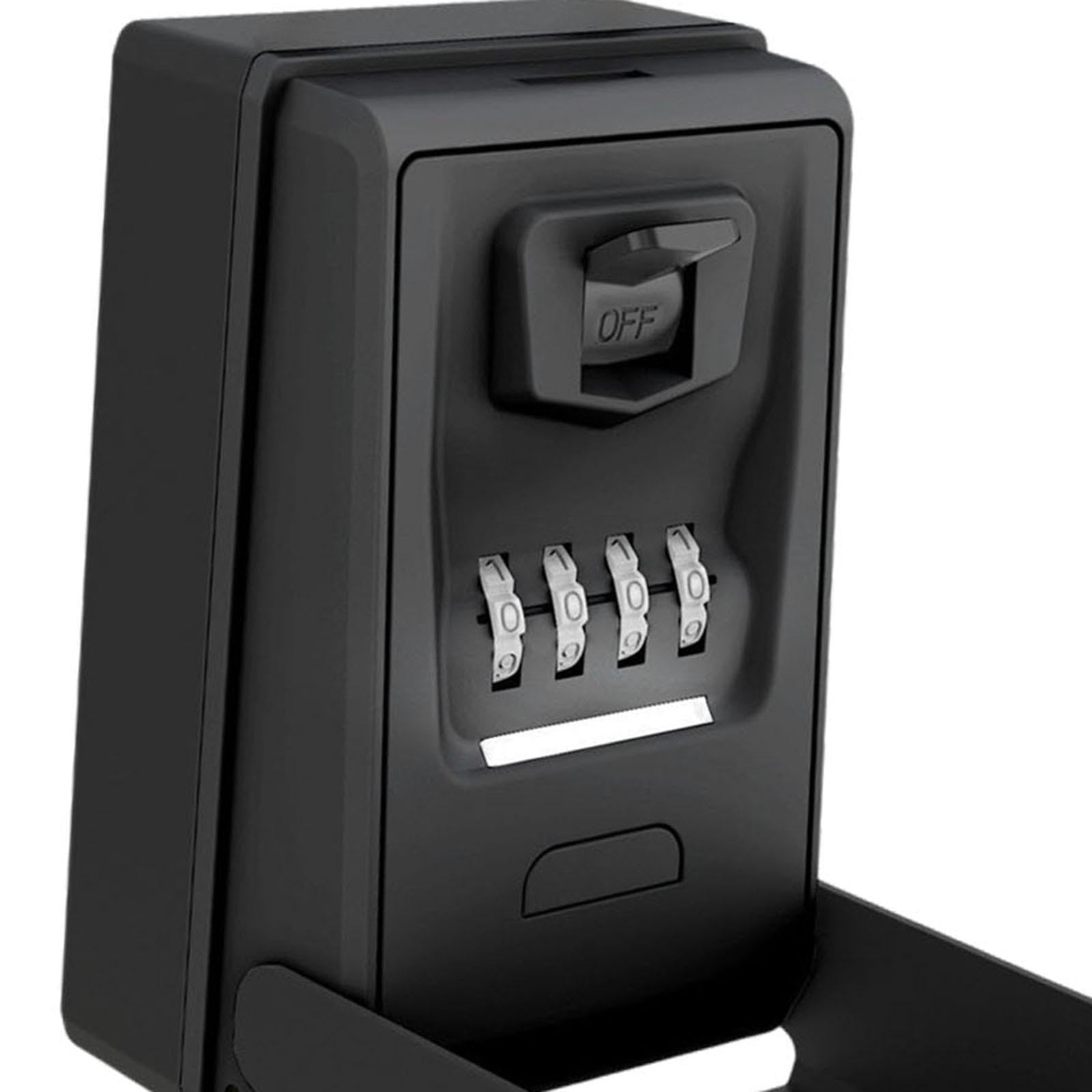 Caja de llaves con código Rtable Securi Lockbox para contraseña nizat ideal para hogares, hoteles, uso interior y exterior, color negro Sto Solut