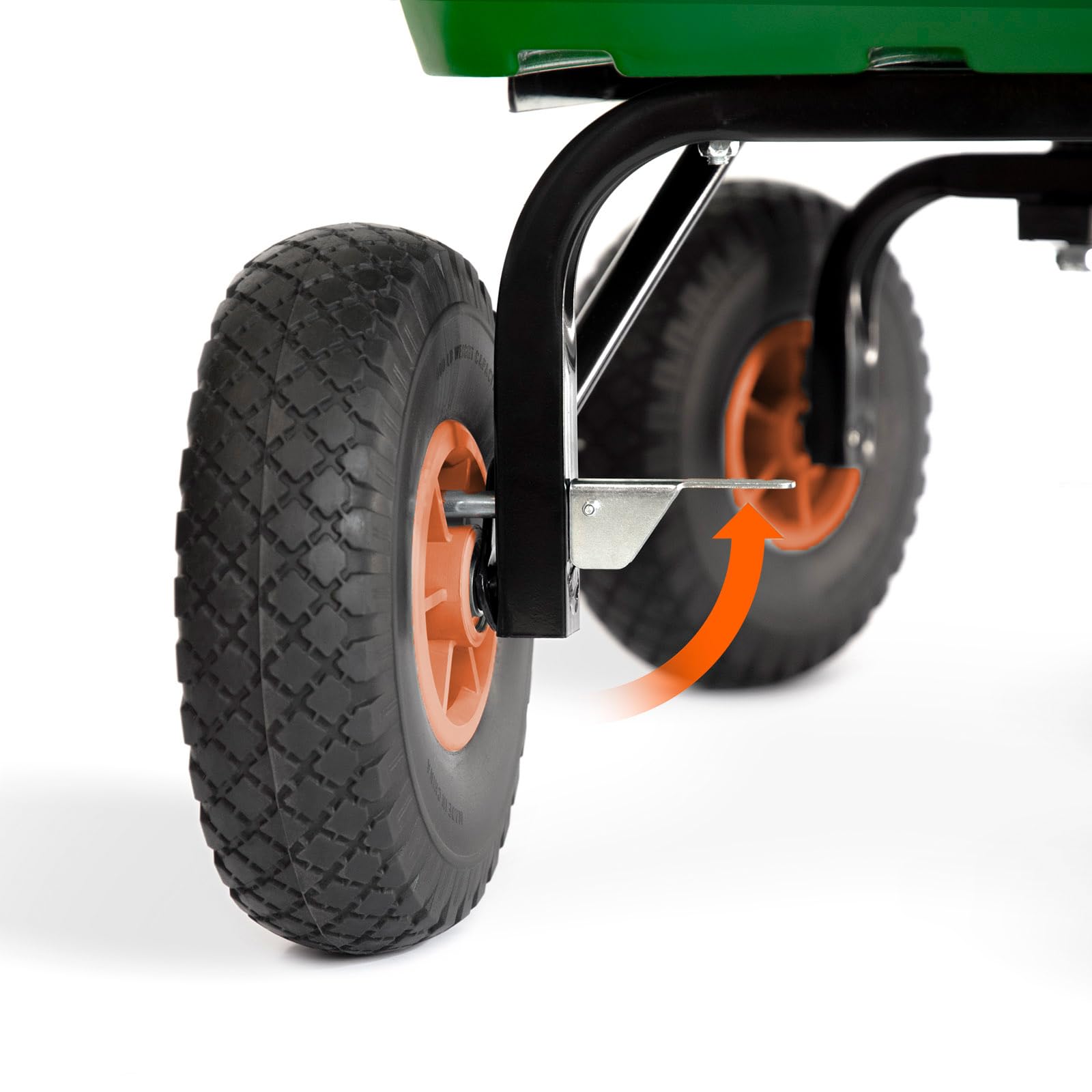 TÜV/GS Gartenwagen EXPERT Pannensicher mit Kippfunktion 250 kg Bollerwagen Transportwagen