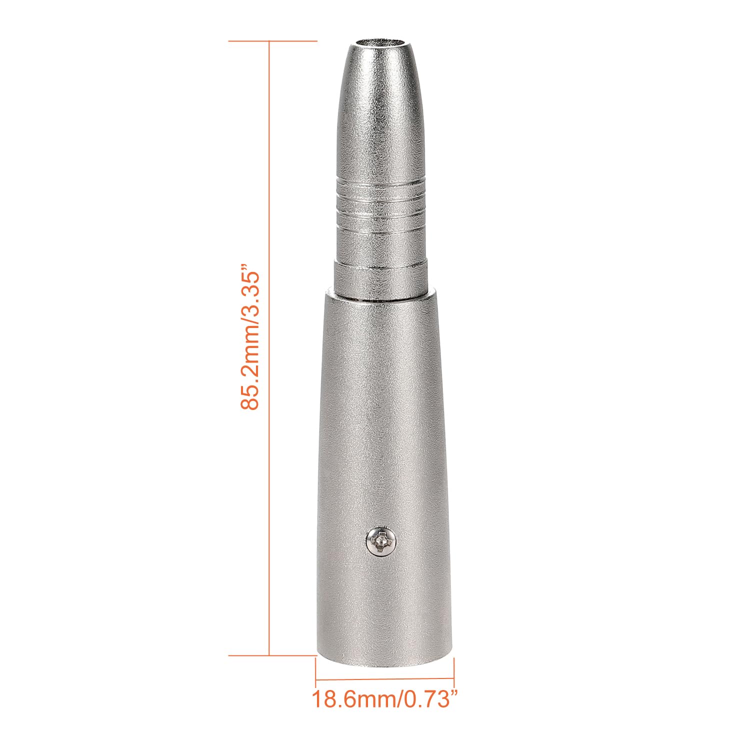 3 Adattatori XLR Maschio A Jack 1/4 Femmina - Convertitore Per Microfono, Audio Professionale - Foto 7