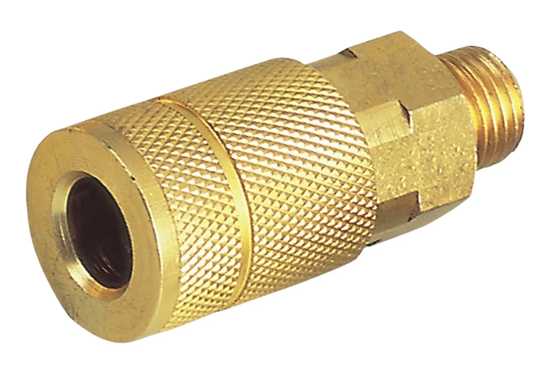 MIDWEST CONTROLSU4-2SM 1/4" Mpt Brass Body 300 Psi Automotive Interchange Coupler