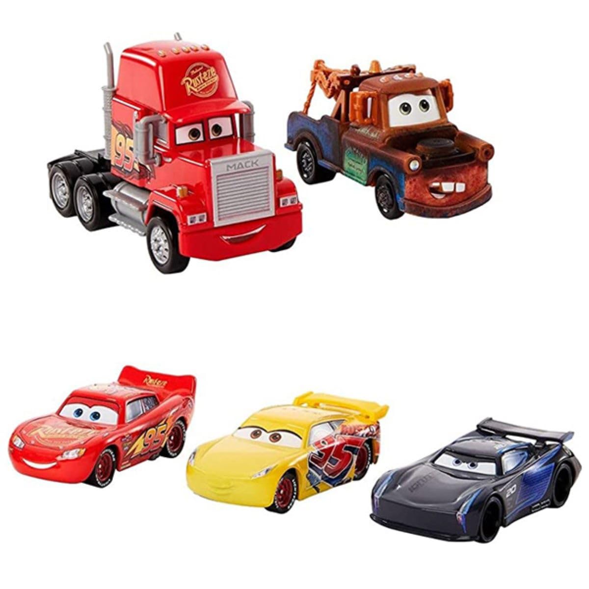 Amazon | MATTEL 1:55スケール ディズニー ピクサー カーズ3 ミニカー5  