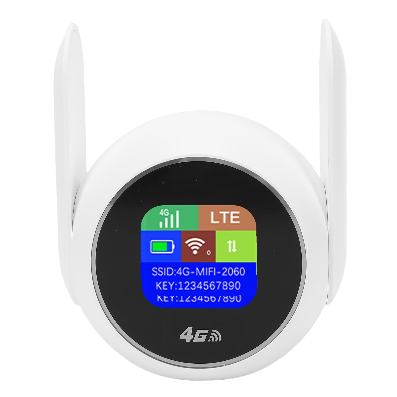 Luocute Router Hotspot WiFi Portatile Router Internet Mobile 4G LTE WiFi 6 con Slot per Scheda SIM e Cavo RJ45 per Viaggi, Casa, Lavoro, Supporto Fino a 32 Utenti