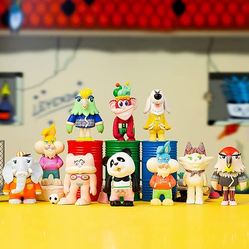 Miniatura 2 de POP MART - Caja exclusiva de 3 figuras de acción de la serie Oh Face de CoolrainLABO, caja de juguetes a granel, juguete de arte popular