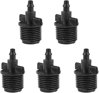 Shanrya Conector de mangueira, conector de mangueira de jardim 4/7 juntas de conexão de mangueira 1,61 cm 20 peças/pacote de conector de bocal, para fazenda de gramado florestal