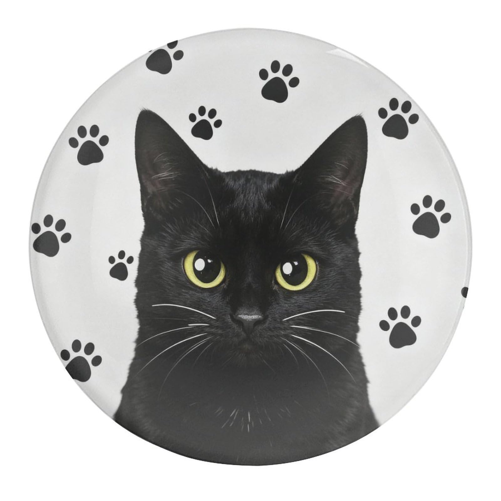 Fekiloot Style Funny Black Cat Paw Refrigerator Magnet Fridge Magnet4 Pcs
