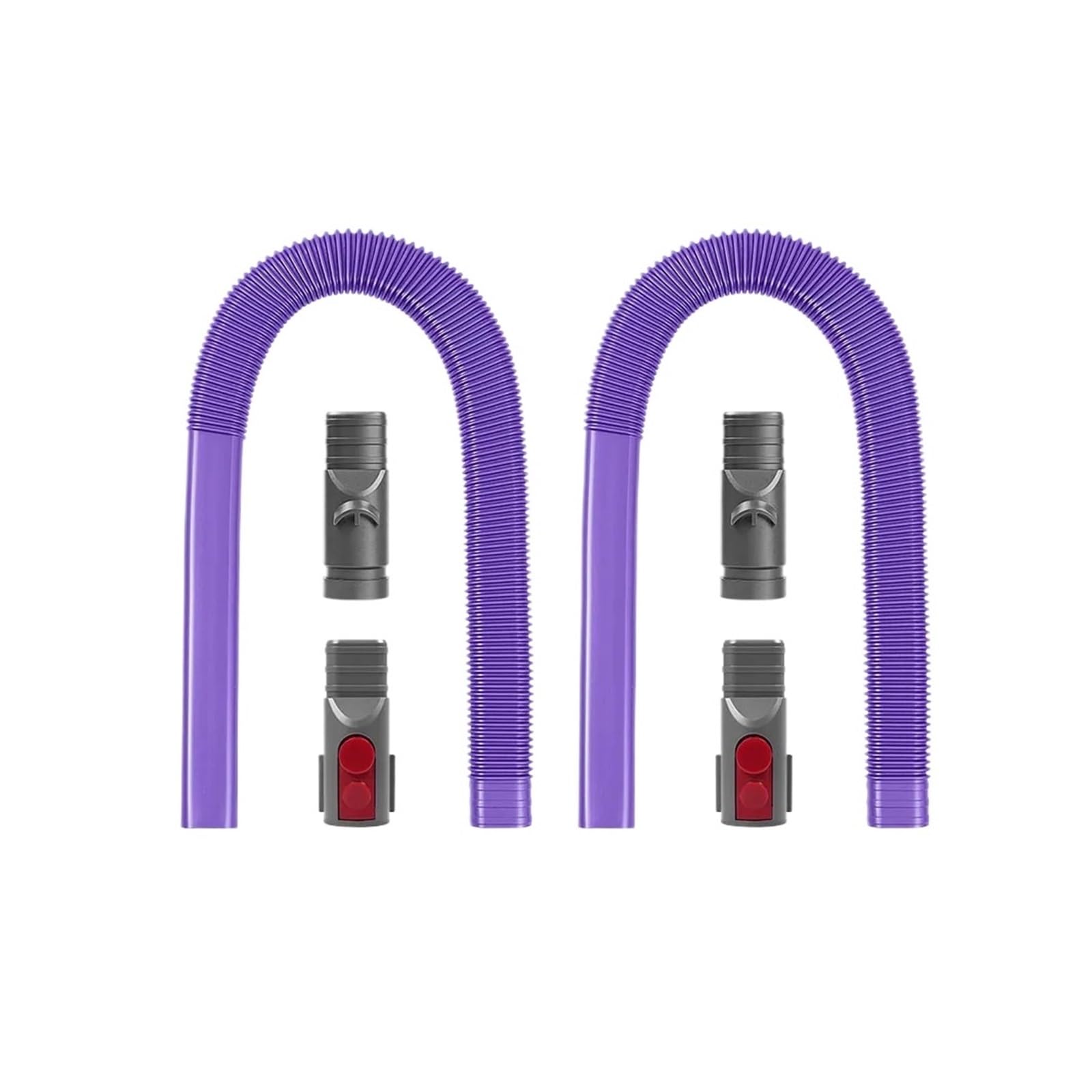 Cgpacvmje 2 Set Hose Dryer Vent Cleaner Parts, For V6 V7 V8 V10 V11 V15 Vacuum Cleaner Lint Remover Vacuum Hose Replacement(2 Set)
