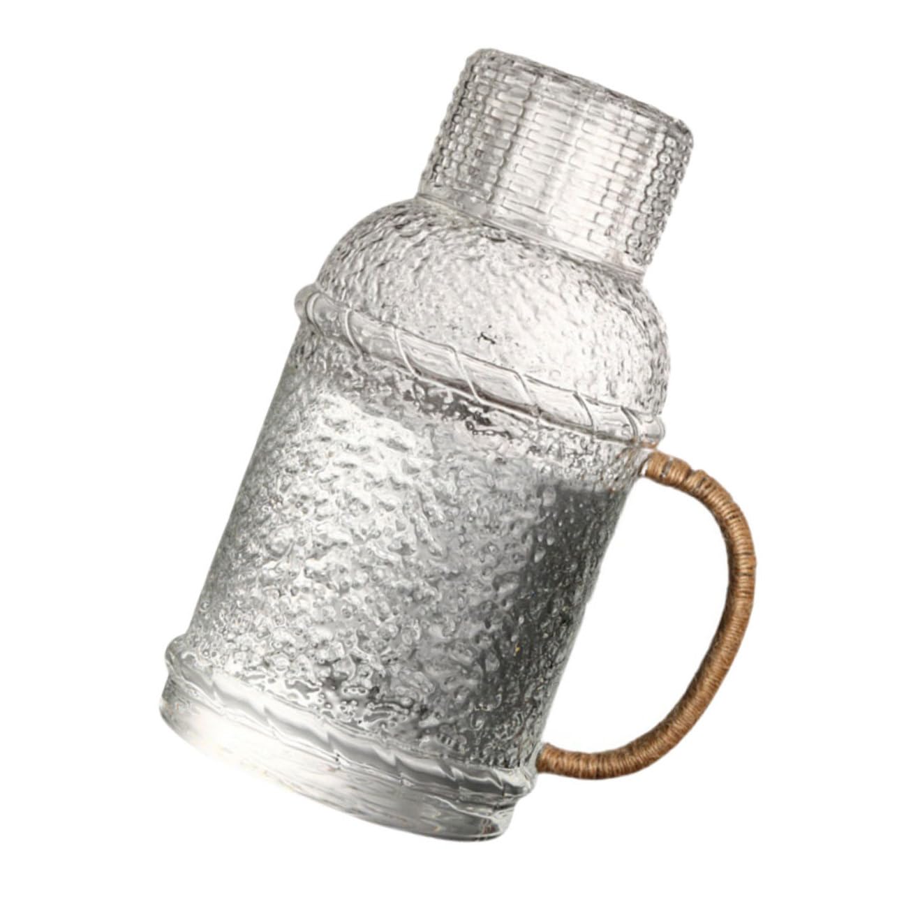 ULTECHNOVO Jarra De Agua De Vidrio Hervidor Tapa Jarra De Agua Para Cocina y Bebidas