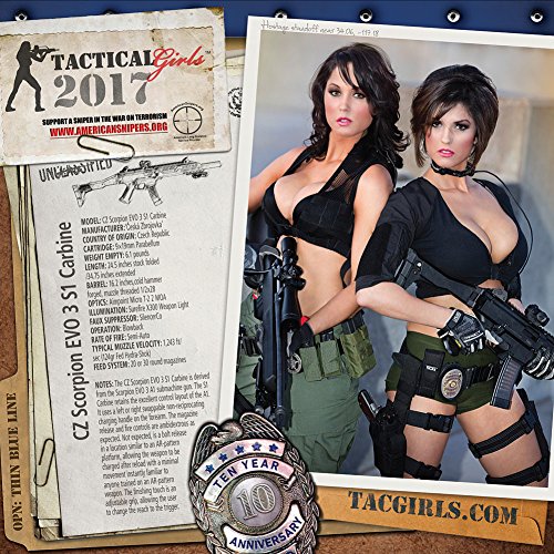 2017 Tactical Girls Gun Calendar - 10th Anniversary Edition