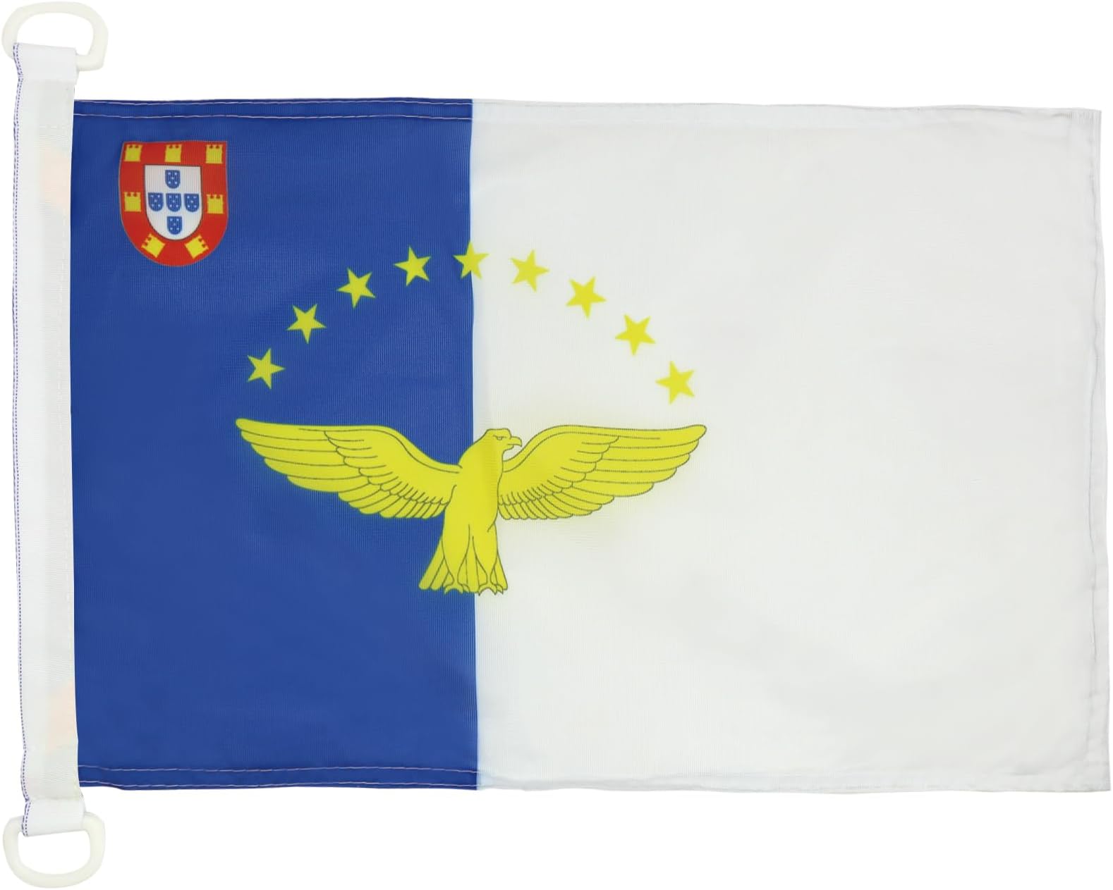 AZ FLAG Azores Nautical Flag 18'' x 12'', Portugal, Azorean flags 30 x 45 cm, Banner 12x18 in for boat