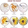 ABEUTY Paint by Numbers for Adults Beginner - Fishing in Country Riverside 16x20 inches DIY Acrylic Oil Painting Craft for Home Wall Decor(No Frame) #1