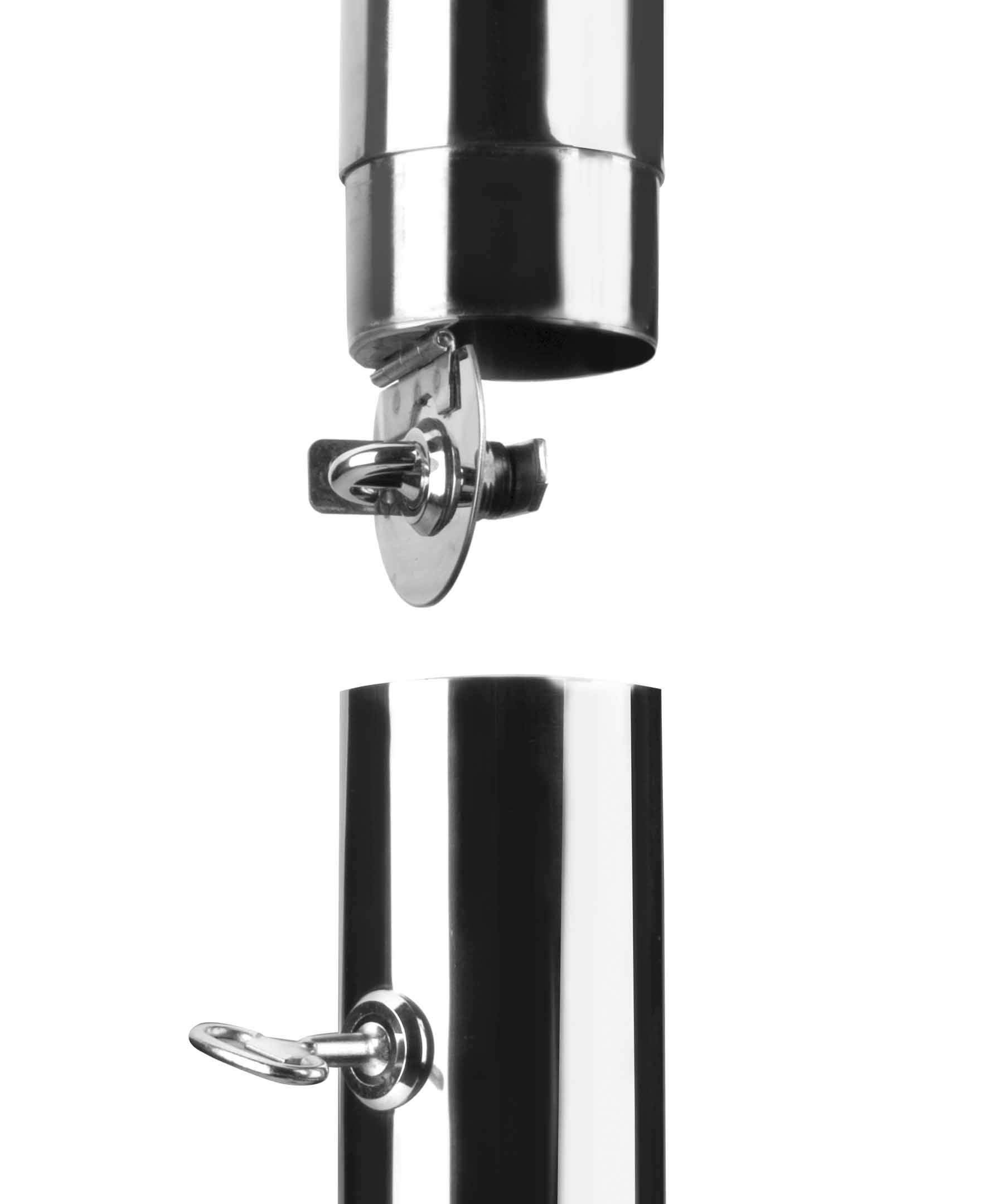 LACOR Stojąca popielniczka okrągła 92 x 8 cm INOX