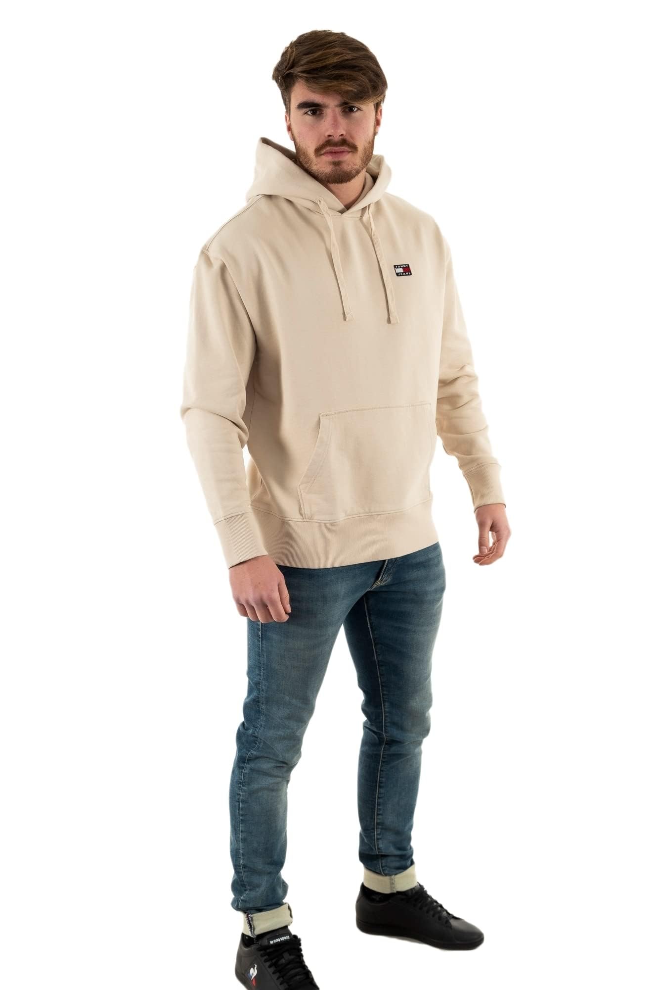 Tommy Jeans TJM RLX XS Badge Hoodie Dm0dm16369 Sudaderas con Capucha Hombre