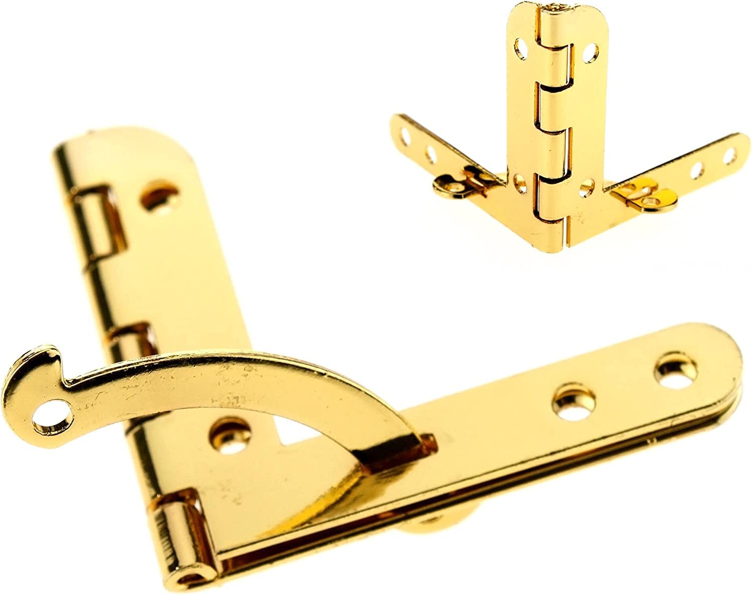 Golden Color 90 Degree Folding Support Hinge Jewelry Small Box Quadrant Hinge for Jewelry Wine Wooden Box Size (32 x 45mm/1.25x 1.77 inch(L*W) Pack of - (4) (B0BL1ZFCYG) Amazon Price History, Amazon Price Tracker
