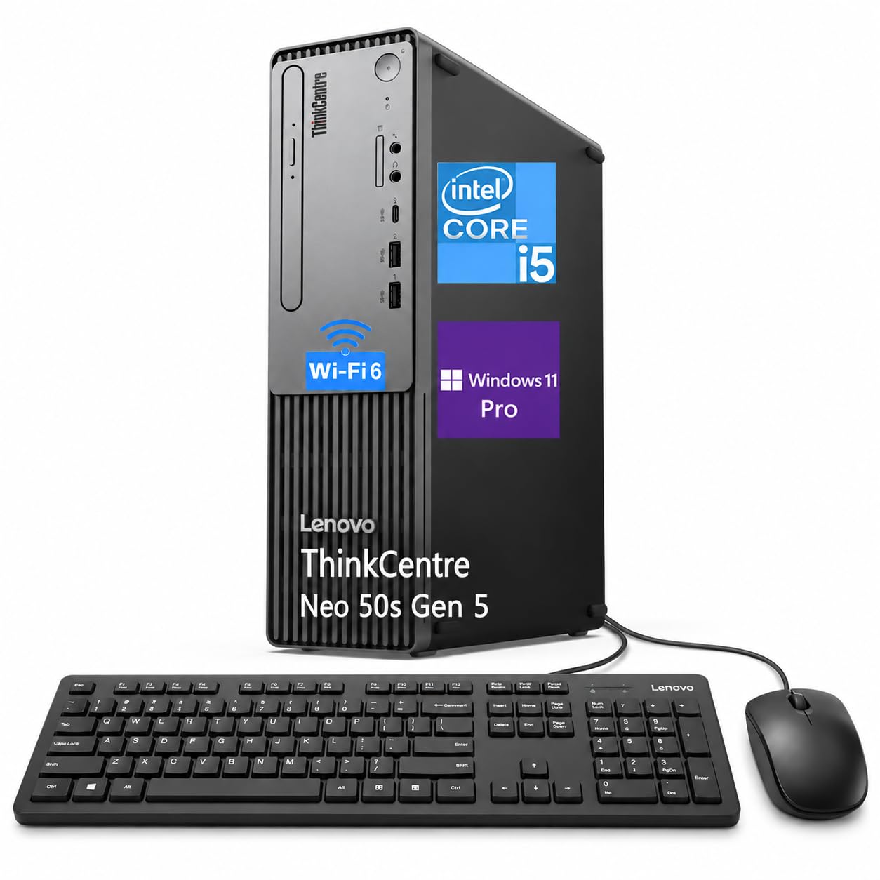 Lenovo ThinkCentre neo 50s Gen 5 SFF Business Desktop Computer