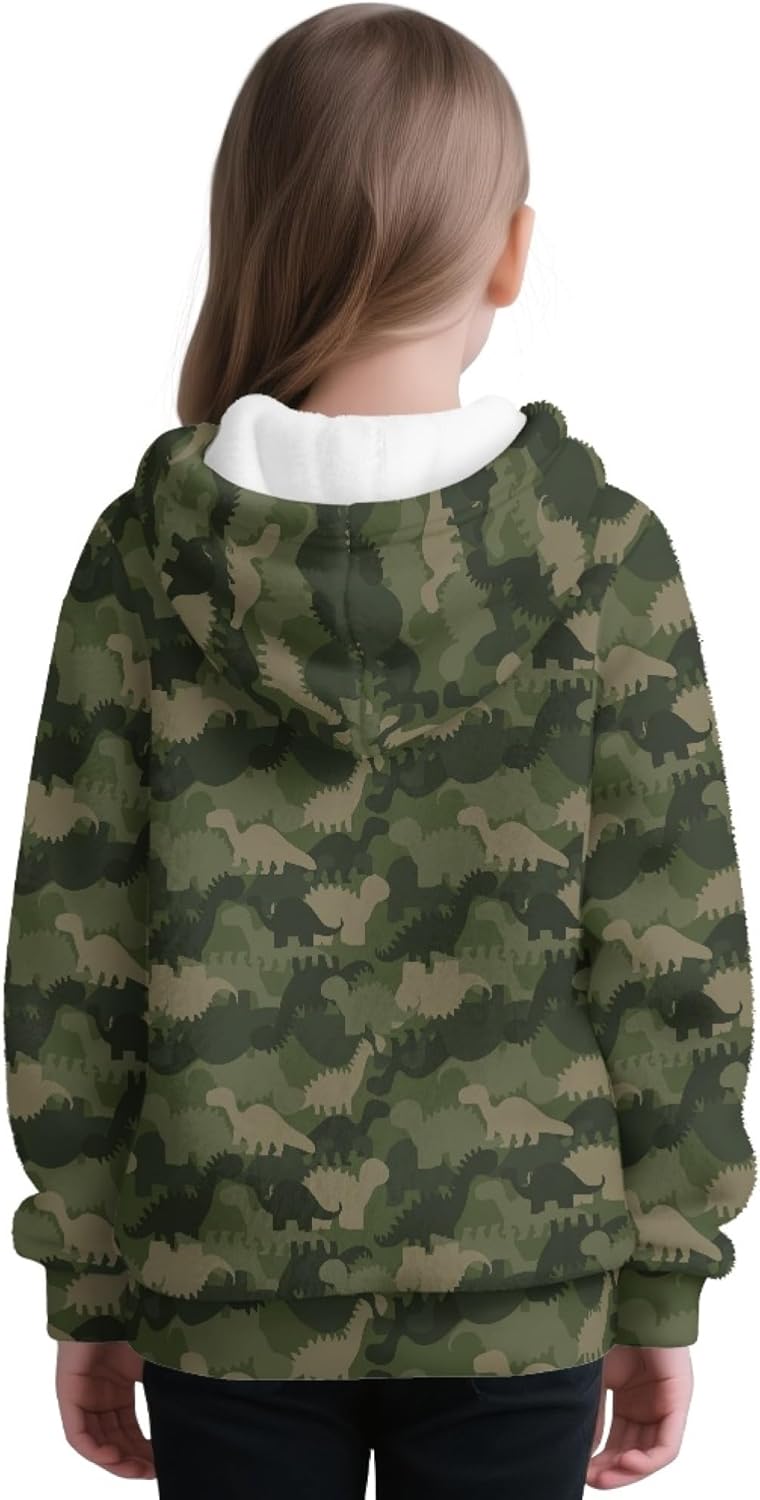 Girls Half Zip Pullover Hooded Sweatshirt Fleece Quarter Zip Pullover Hoodie Zip Up Party Kids Sweatshirt Jacket