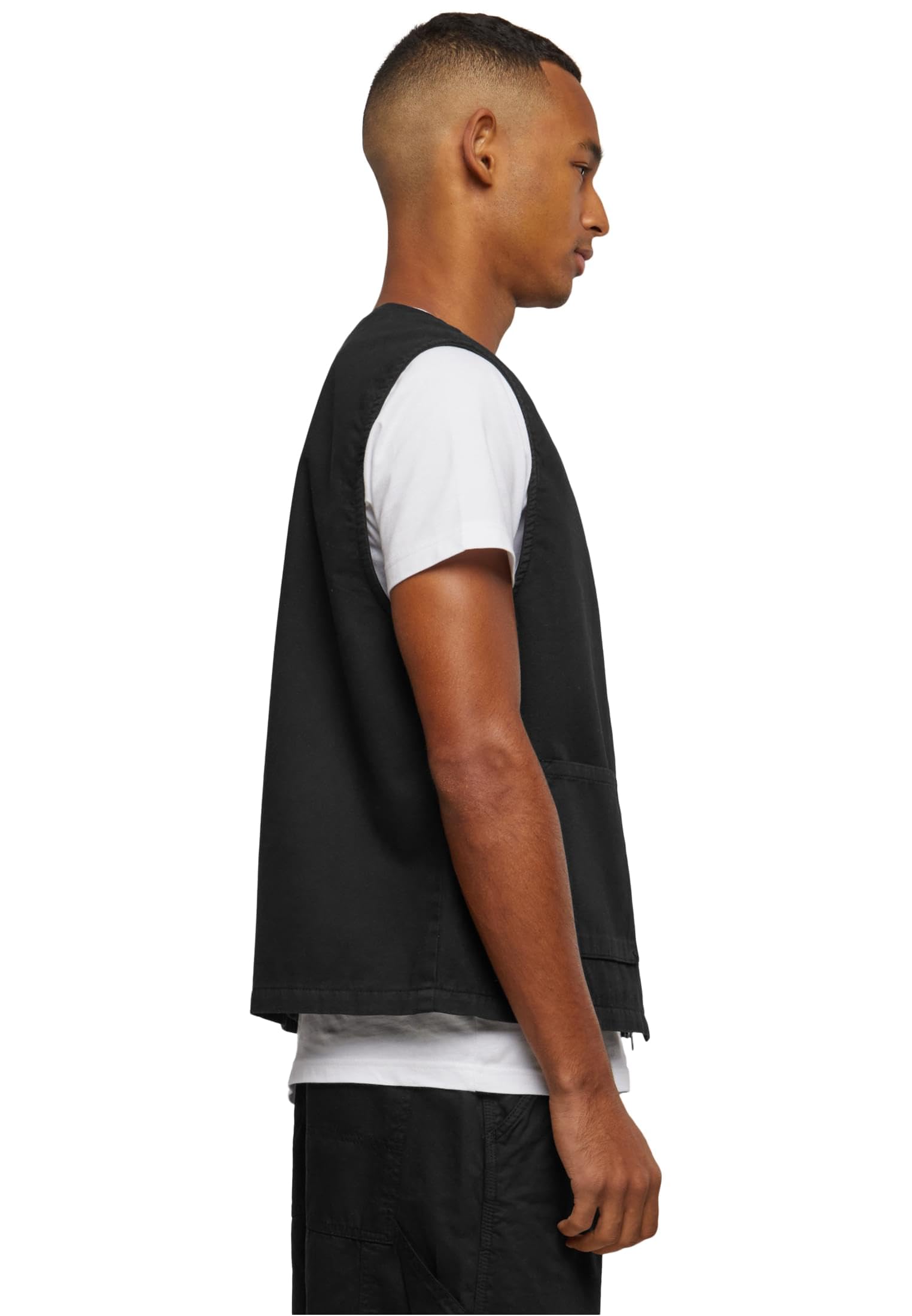 Urban Classics Chaleco de Algodón Orgánico Chaqueta Hombre