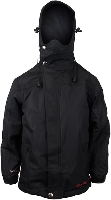 black waterproof school coat
