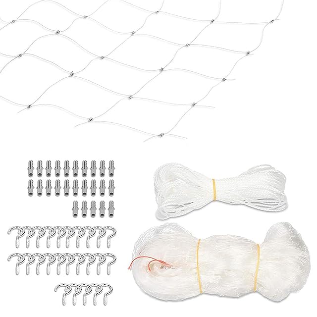 Seguridad para Gatos - Protección para Gatos sin Perforar Redes Seguridad Transparente para Gatos, Protección…