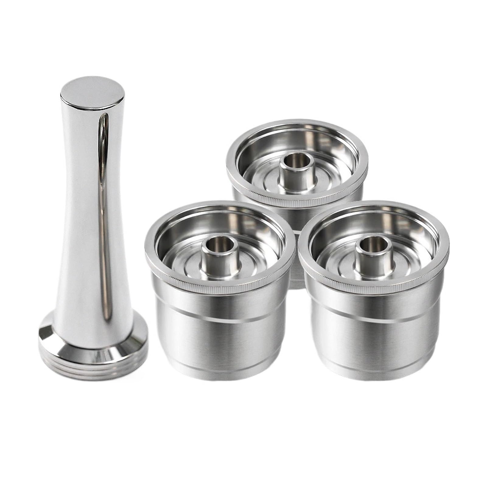 Compatible Con Illy, Máquina De Café X7 Y3 Y5, Cápsula De Café De Acero Inoxidable De Metal, Cápsula Recargable, Ajuste De Taza De Filtro Reutilizable(3PCS)