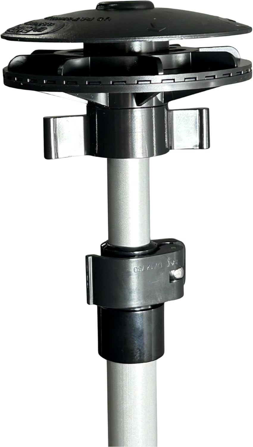 Boat Cover Venting System with Boat Vent 2 - Adjustable Aluminum Support Pole Options up to to 70 Inches - Rubber Crutch Tip - Patented Flip-Lock - Vents Heat and Moisture - Easy Install