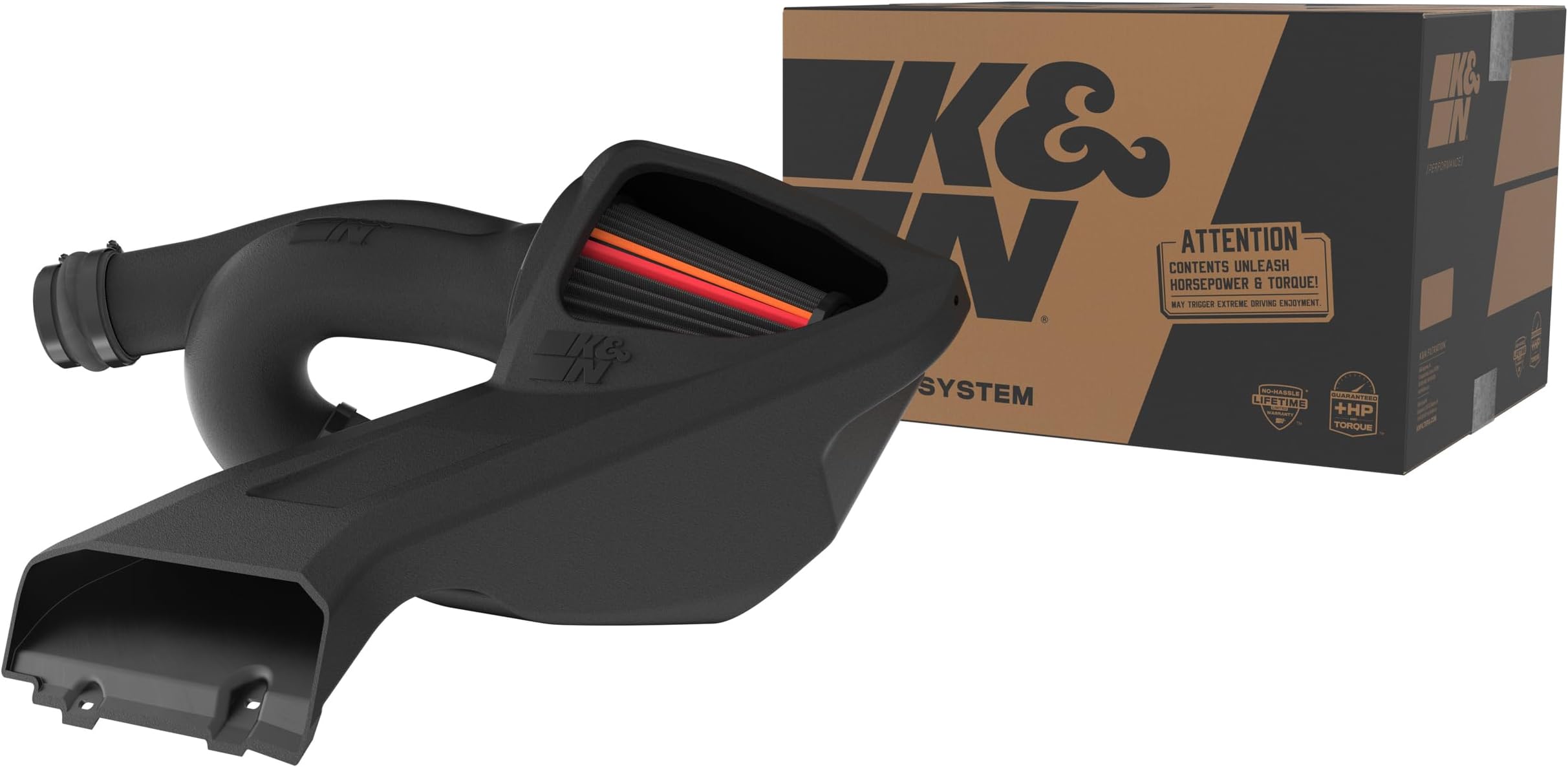 K&N NextGen Cold Air Intake System: Dry-Flow Cotton Filter: Compatible with 2021-2025 FORD F150; F150 Raptor; 50-2617D