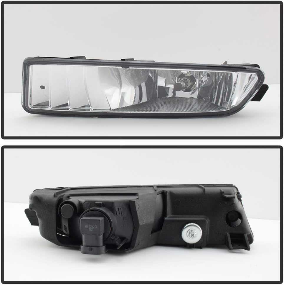 ACANII - For 2002-2003 Acura TL Bumper Fog Lights Assembly Driving Lamps+Bulbs Aftermarket Pair Driver & Passenger Side