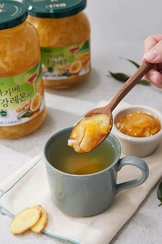 Miniatura 3 de Damtuh Té de jengibre y limón con jarabe de agave, limón real y jengibre, 2.2 lbs - 2.2 libras (paquete de 1)