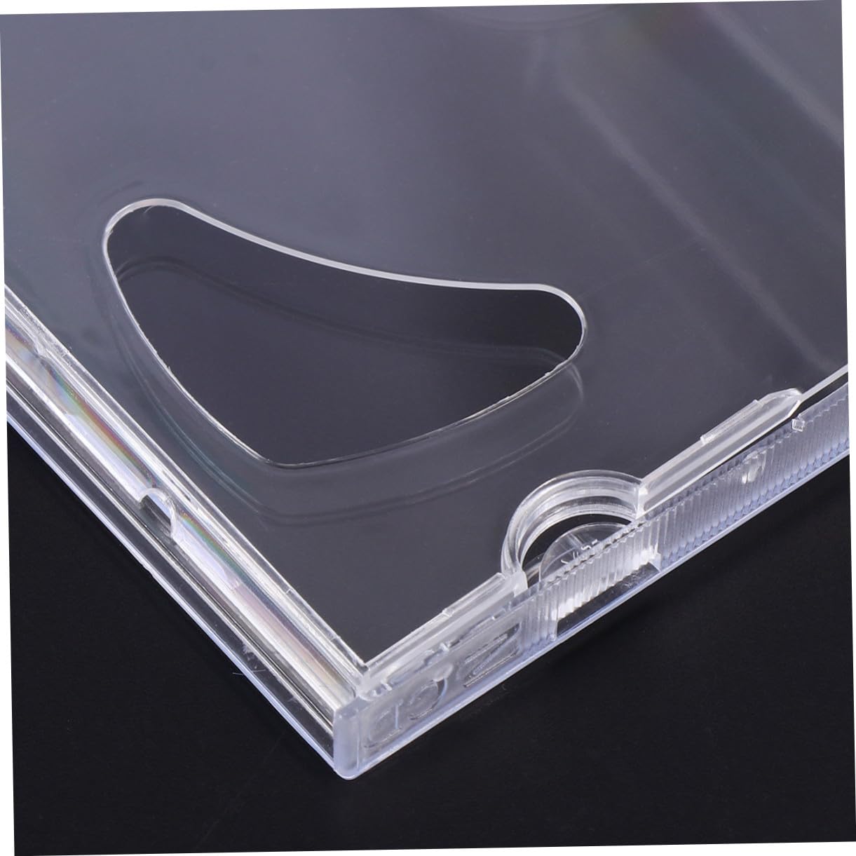 Artibetter Custodia Trasparente per CD Formato Portatile per 2 CD o Dvd Contenitore Doppio in Plastica Rigida Confezione da 10 Pezzi per Video di Matrimonio o Mixtape