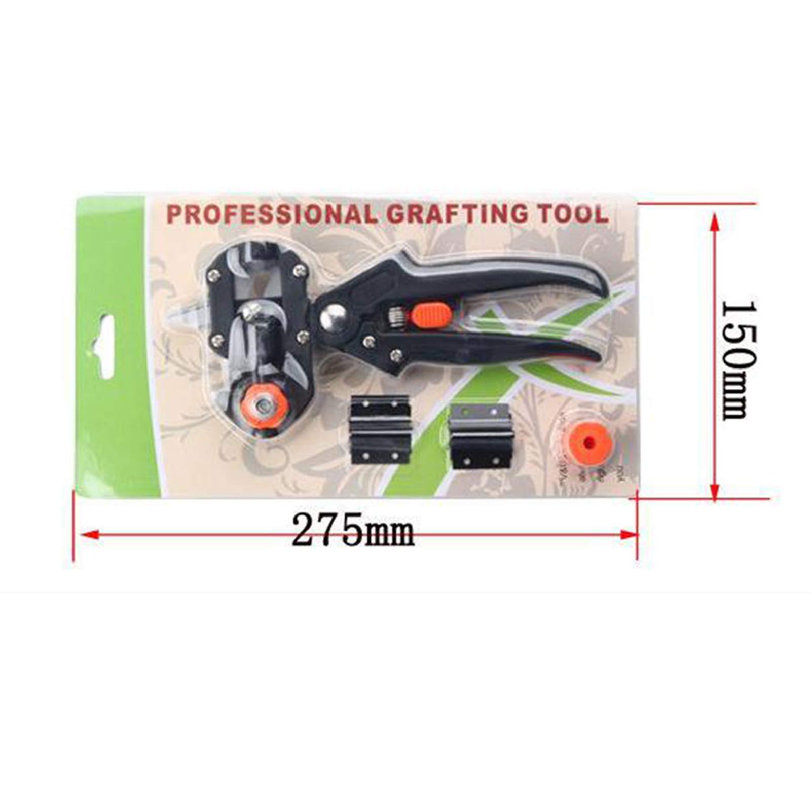 Attrezzi per innesti da Giardino 2 in 1 Kit per potatura da Giardino con Lame di Ricambio per coltelli da innesto, Kit di Attrezzi per potatura per potatura di Alberi da frutto per Rami di Piante