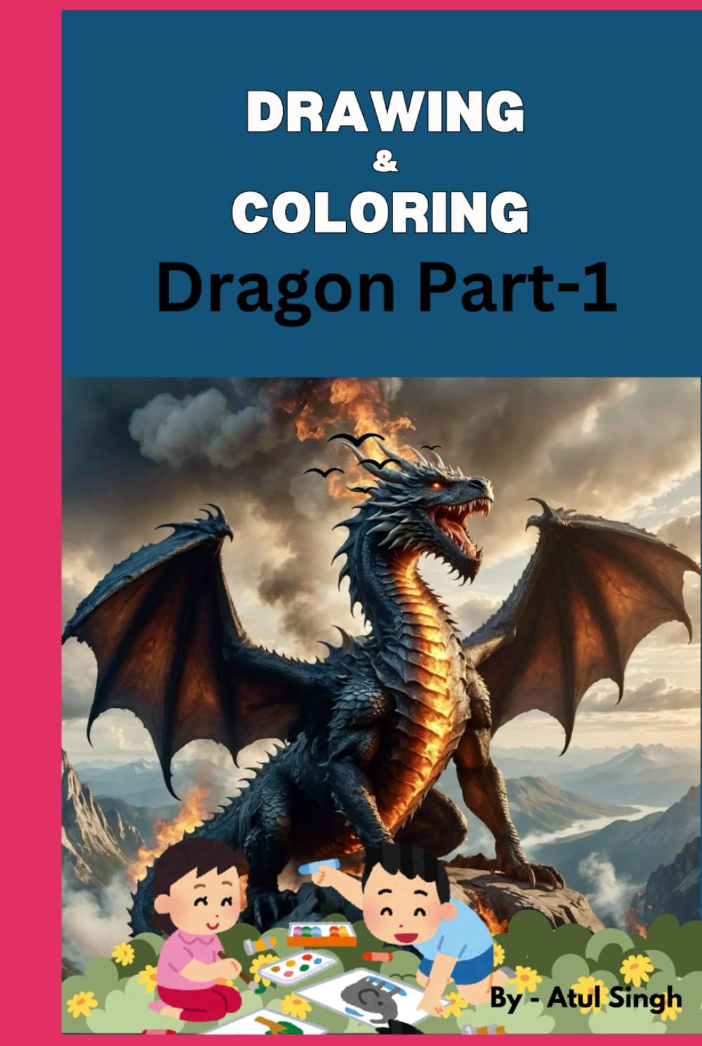 Dragon Art Mastery Carnet de Dessin de Dragon et Album de Coloriage Réaliste Nonfiction