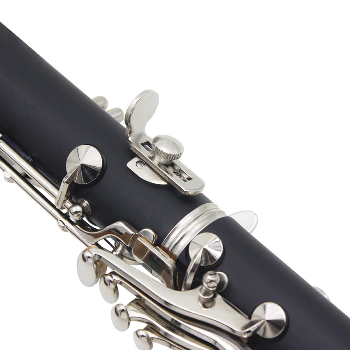 GALPADA Set 5 Pezzi Poggiadito Regolabile per Clarinetto, Supporto Poggia Dita Compatto in Materiale Resistente, Accessorio per Strumenti a Fiato, per Uso Professionale e Amatori