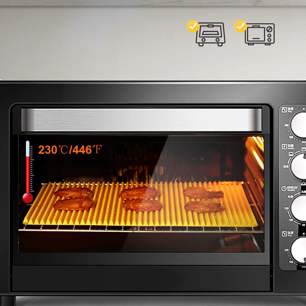 Silikon-Backmatte, antihaftbeschichtet, für Backofen, Grill, Ölfilter-Pad, 40,6 x 29,4 cm
