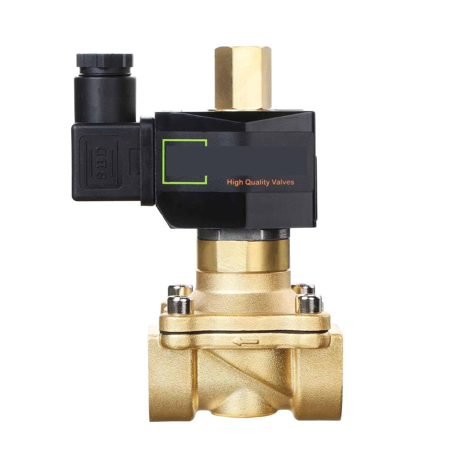 Électrovanne 12V laiton étanchéité Viton haute performance gaz