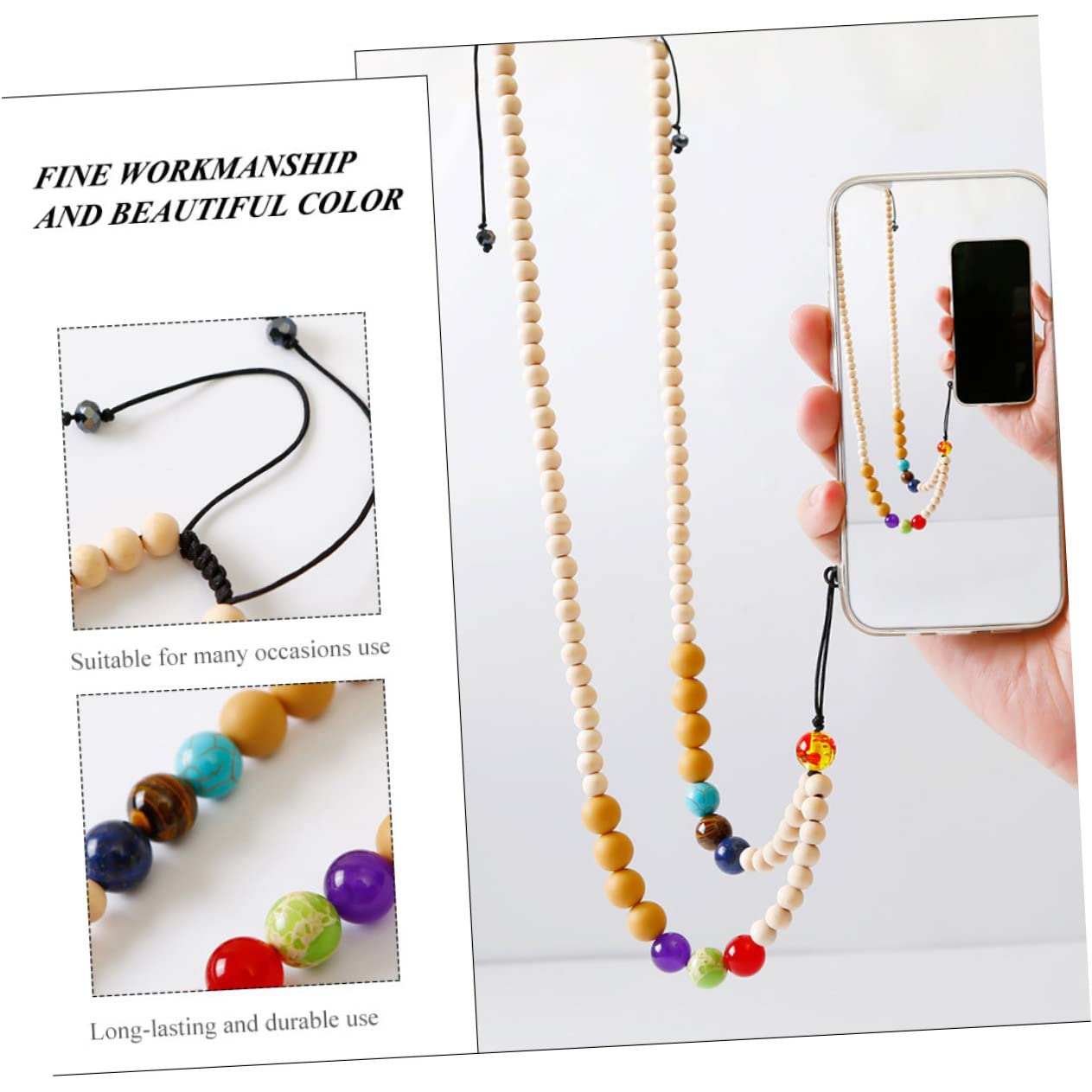 Hemobllo 3pezzi Cinturino Per Telefono e Lanyard Per Smartphone Cordino Per Outdoor Facile Installare e Rimuovere Design e Duraturo