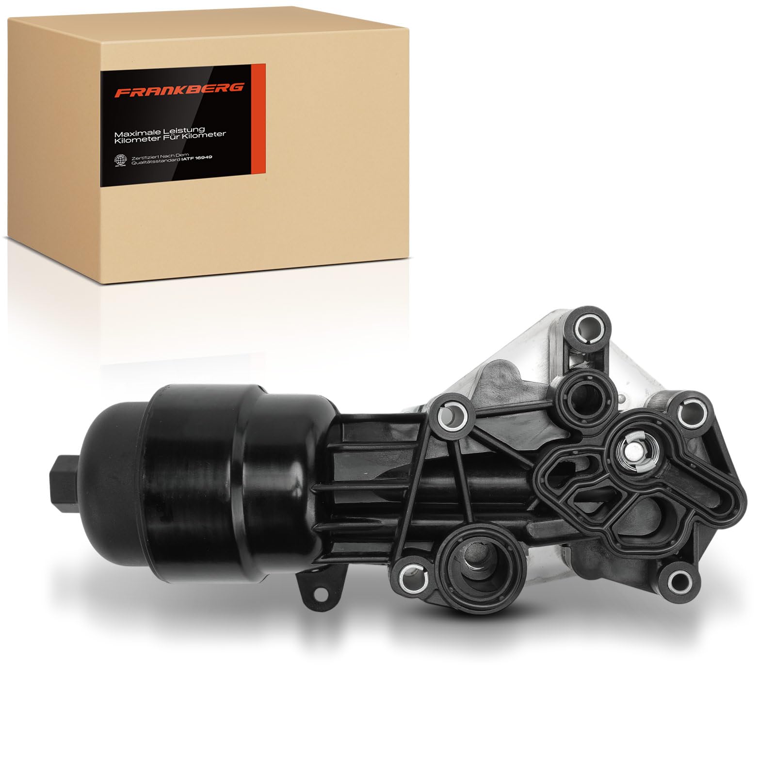 Frankberg Ölkühler Motoröl Ölfiltergehäuse Diesel Kompatibel mit Mito 955 500 312 500L 351 352 Panda 312 319 Punto 199 Ypsilon 312 Replace# 55225515